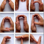 5 буквы из пальцев